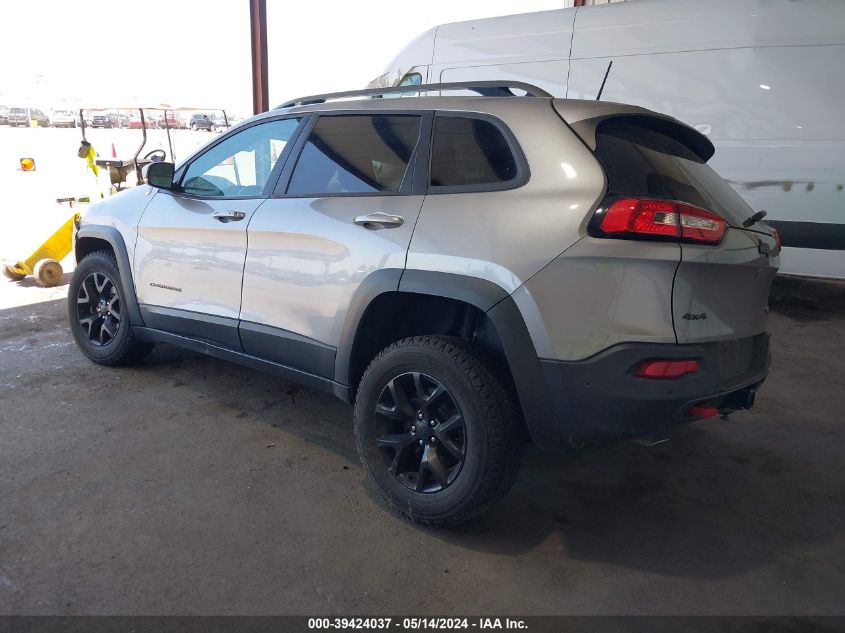 2017 Jeep Cherokee Trailhawk L Plus 4X4 VIN: 1C4PJMBSXHW598642 Lot: 39424037