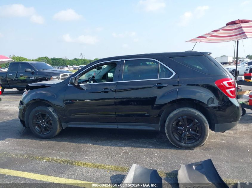 2017 Chevrolet Equinox Ls VIN: 2GNALBEK4H1584590 Lot: 39424054