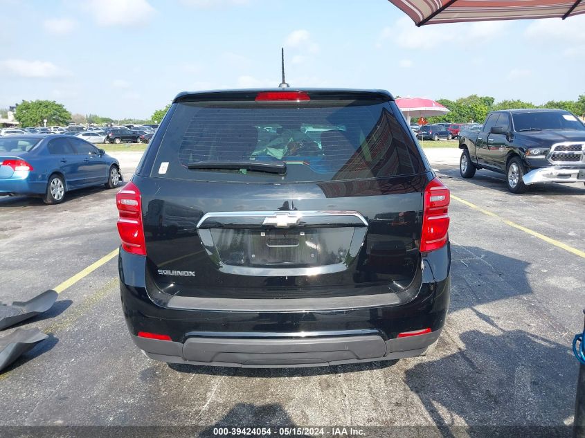 2017 Chevrolet Equinox Ls VIN: 2GNALBEK4H1584590 Lot: 39424054