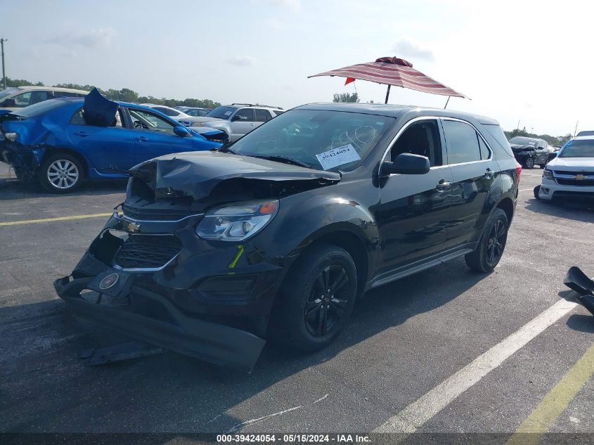 2017 Chevrolet Equinox Ls VIN: 2GNALBEK4H1584590 Lot: 39424054