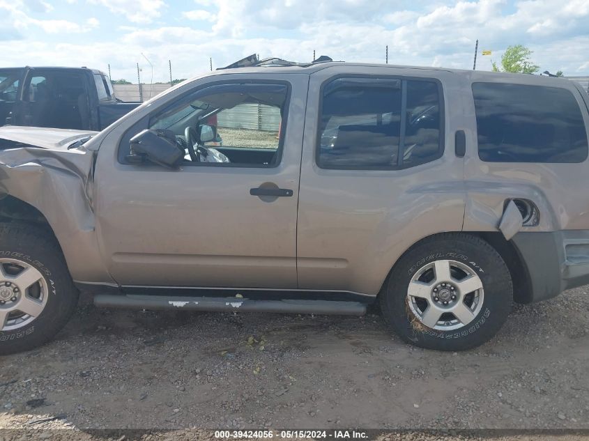 2007 Nissan Xterra S VIN: 5N1AN08U97C501874 Lot: 39424056