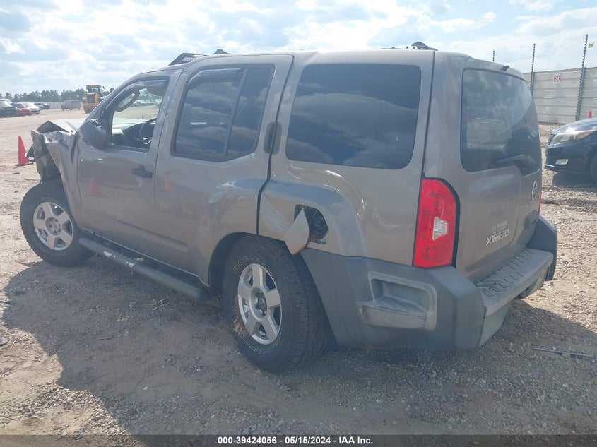 2007 Nissan Xterra S VIN: 5N1AN08U97C501874 Lot: 39424056