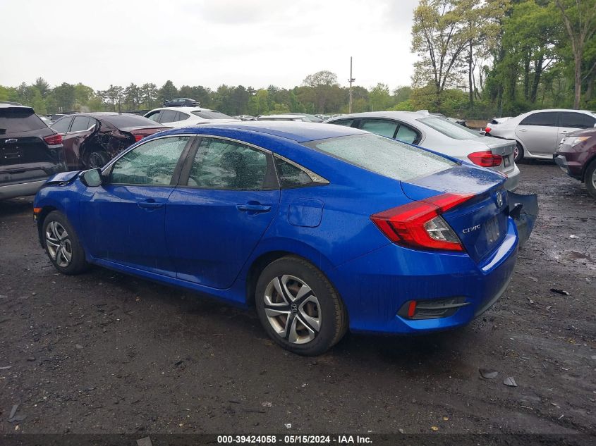 2016 Honda Civic Lx VIN: 2HGFC2F55GH573886 Lot: 39424058