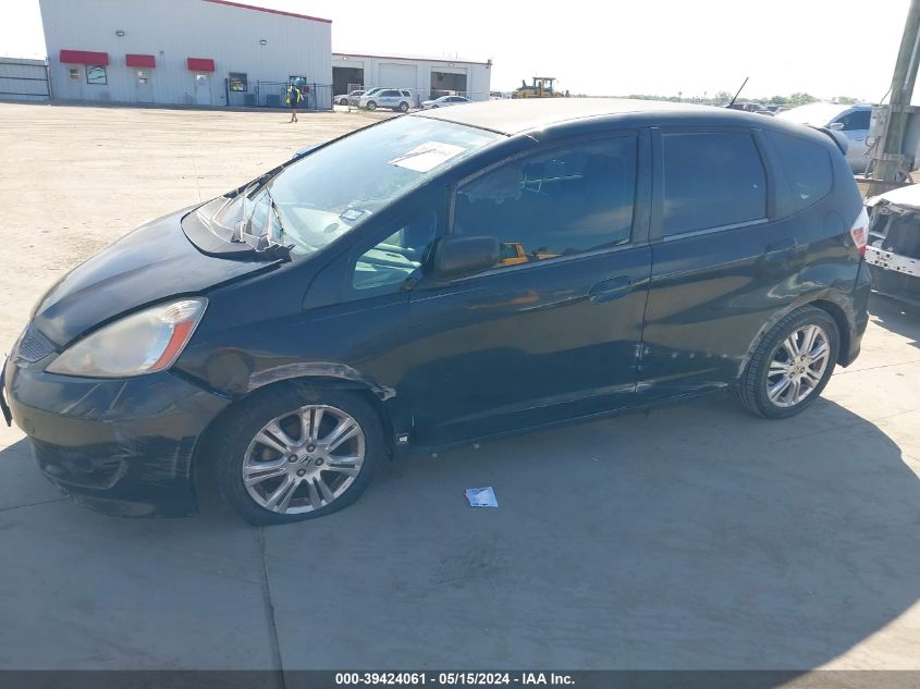 2009 Honda Fit Sport VIN: JHMGE88439S068881 Lot: 39424061