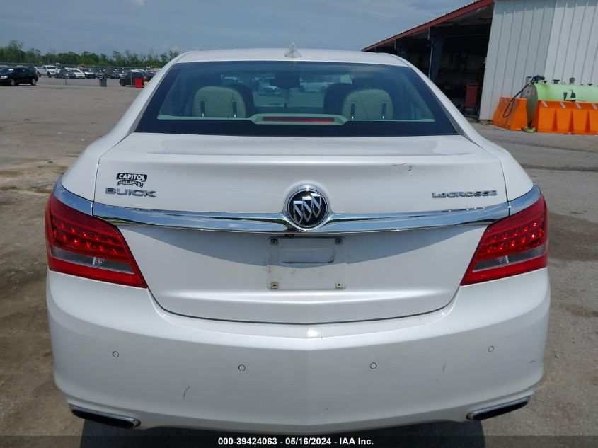 2016 Buick Lacrosse Leather VIN: 1G4GB5G32GF150524 Lot: 39424063