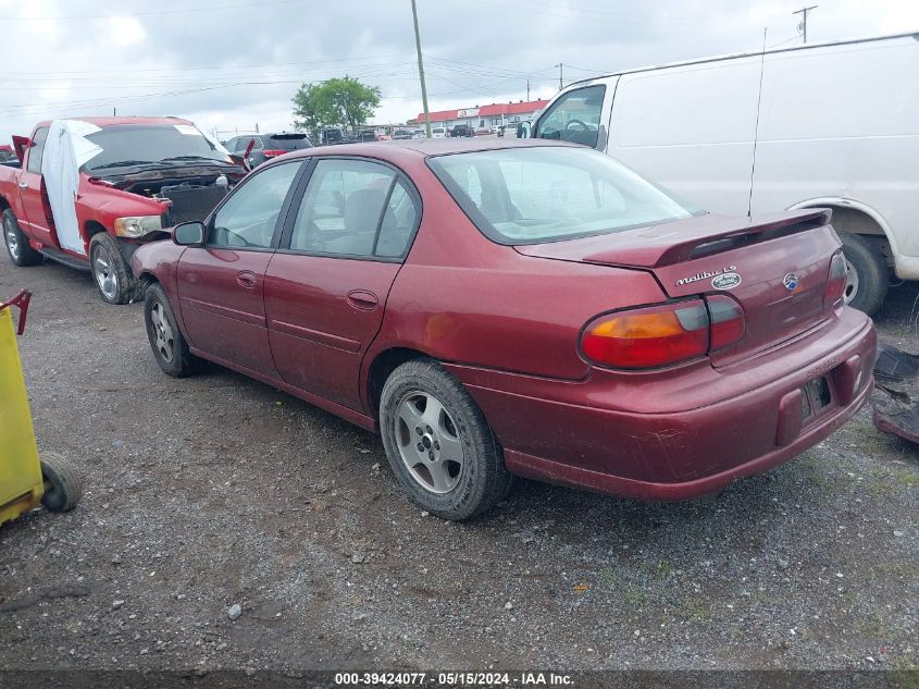 2003 Chevrolet Malibu Ls VIN: 1G1NE52JX3M525244 Lot: 39424077