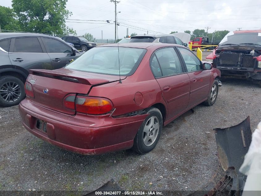 2003 Chevrolet Malibu Ls VIN: 1G1NE52JX3M525244 Lot: 39424077