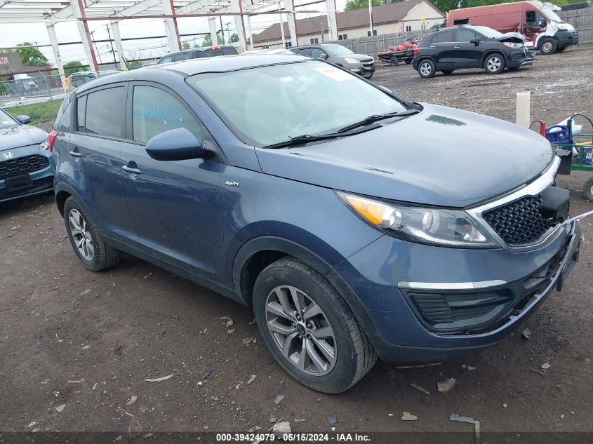 2016 Kia Sportage Lx VIN: KNDPBCAC8G7879204 Lot: 39424079