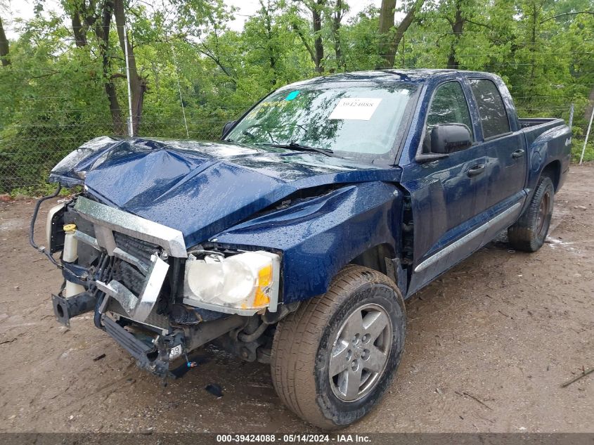 2005 Dodge Dakota Laramie VIN: 1D7HW58J75S364297 Lot: 39424088