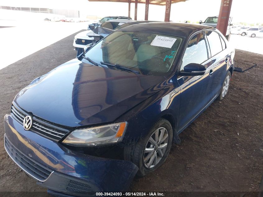 2013 Volkswagen Jetta 2.5L Se VIN: 3VWDP7AJ4DM438808 Lot: 39424093