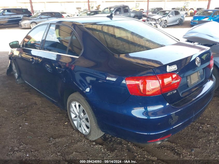 2013 Volkswagen Jetta 2.5L Se VIN: 3VWDP7AJ4DM438808 Lot: 39424093