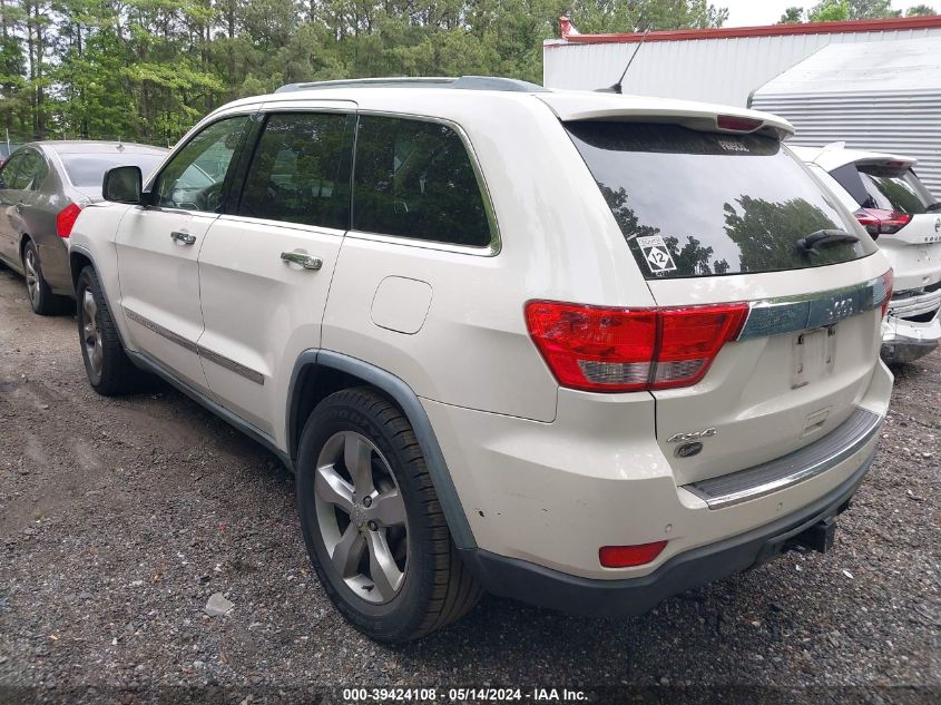 2011 Jeep Grand Cherokee Overland VIN: 1J4RR6GG3BC656322 Lot: 39424108