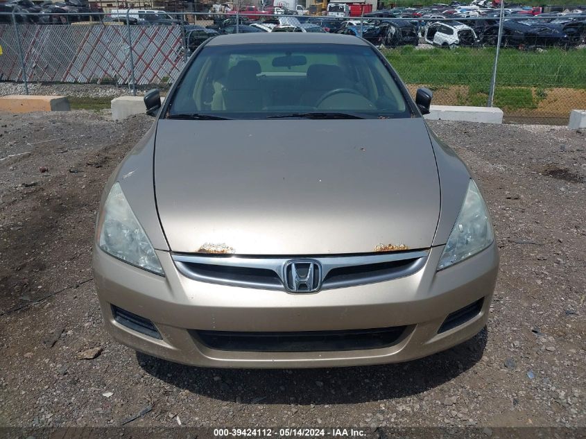 2007 Honda Accord 2.4 Lx VIN: 1HGCM56447A060765 Lot: 39424112