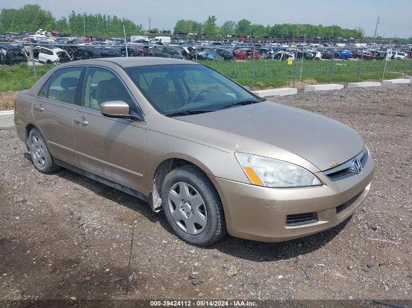 2007 Honda Accord 2.4 Lx VIN: 1HGCM56447A060765 Lot: 39424112