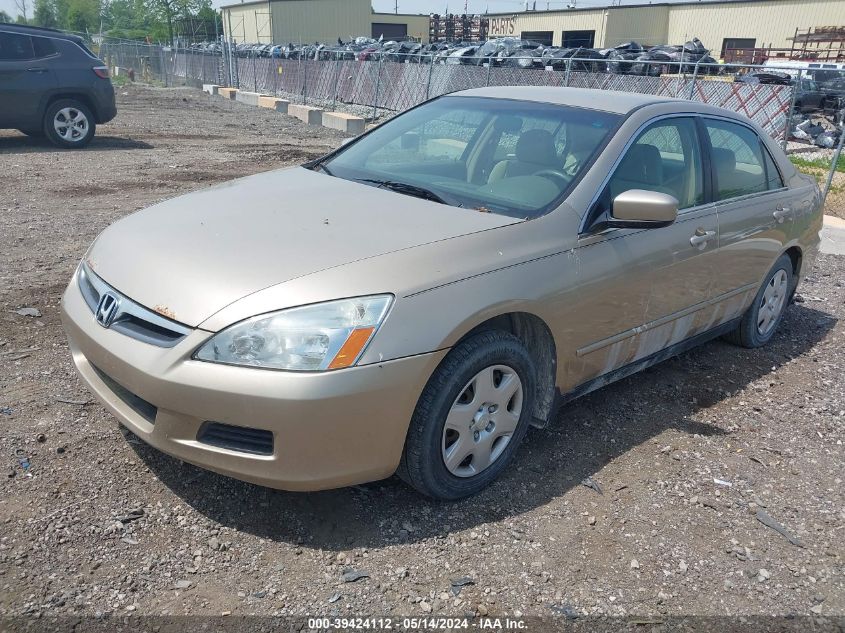 2007 Honda Accord 2.4 Lx VIN: 1HGCM56447A060765 Lot: 39424112