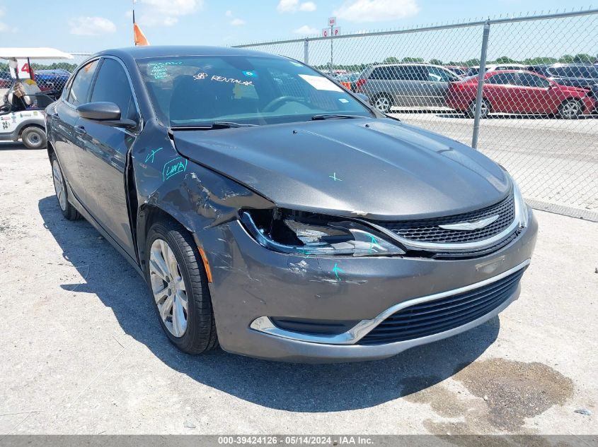 2016 Chrysler 200 Limited VIN: 1C3CCCAB5GN129178 Lot: 39424126