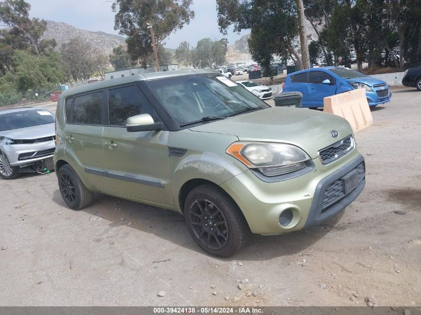 2012 Kia Soul + VIN: KNDJT2A63C7376424 Lot: 39424138