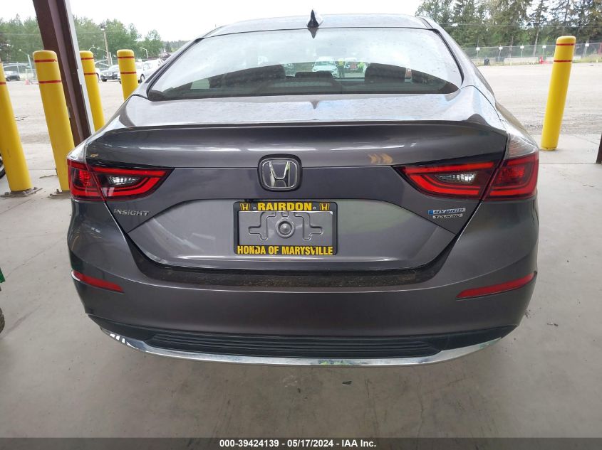 2021 Honda Insight Touring VIN: 019XZE4F95ME03141 Lot: 39424139