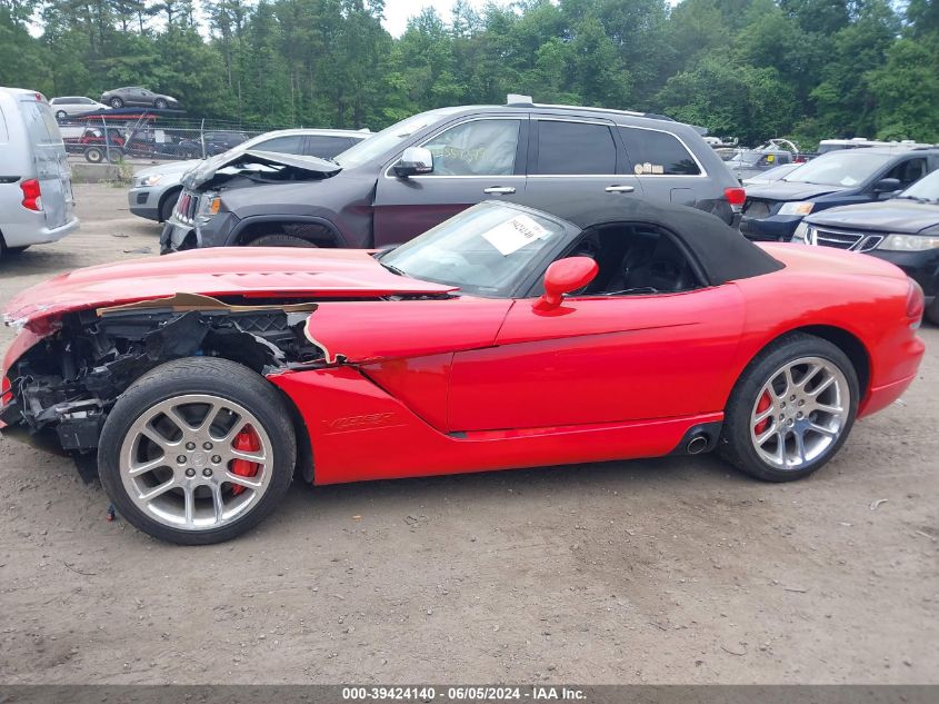 2005 Dodge Viper Srt10 VIN: 1B3JZ65Z85V500150 Lot: 39424140