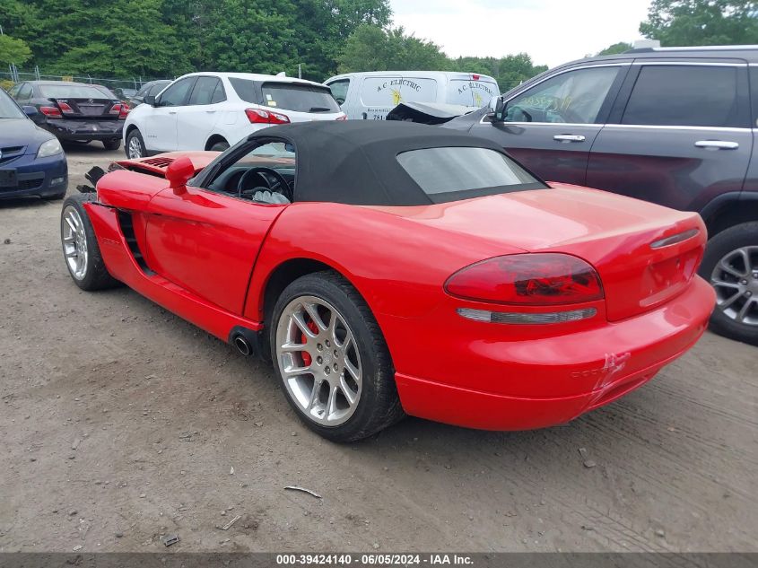 2005 Dodge Viper Srt10 VIN: 1B3JZ65Z85V500150 Lot: 39424140