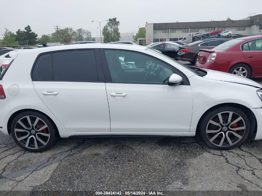 2012 Volkswagen Gti VIN: WVWHD7AJ4CW054765 Lot: 39424142