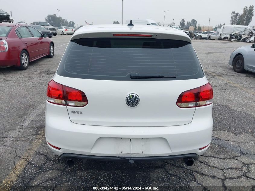 2012 Volkswagen Gti VIN: WVWHD7AJ4CW054765 Lot: 39424142
