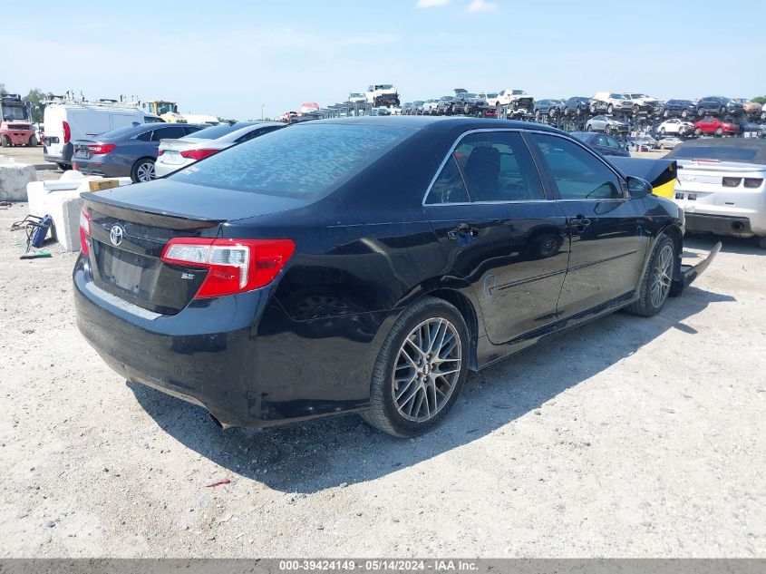 2012 Toyota Camry Se VIN: 4T1BF1FK6CU088017 Lot: 39424149