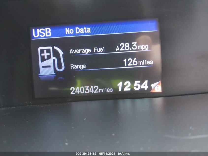 2012 Honda Civic Lx VIN: 2HGFB2F53CH519340 Lot: 39424163