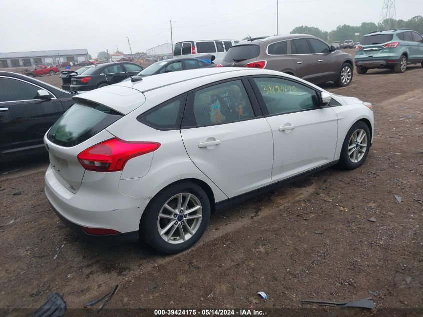 2015 FORD FOCUS SE - 1FADP3K25FL217831