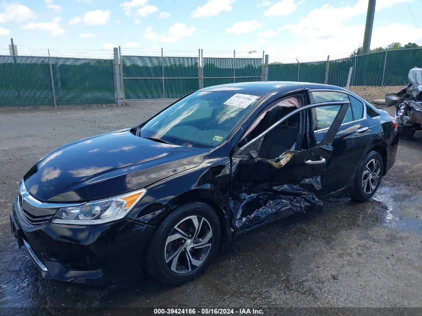 2017 Honda Accord Lx VIN: 1HGCR2F38HA053732 Lot: 39424186