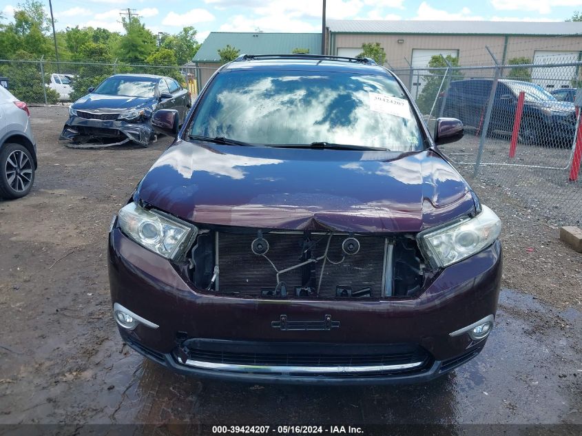 2012 Toyota Highlander Se V6 VIN: 5TDBK3EHXCS165266 Lot: 39424207