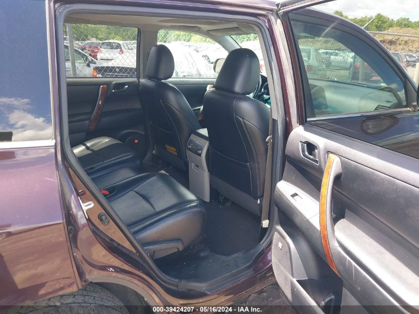 2012 Toyota Highlander Se V6 VIN: 5TDBK3EHXCS165266 Lot: 39424207