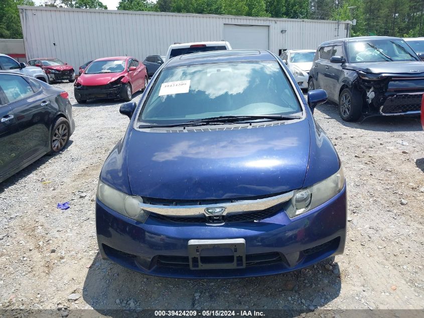 2009 Honda Civic Ex VIN: 19XFA16859E002762 Lot: 39424209