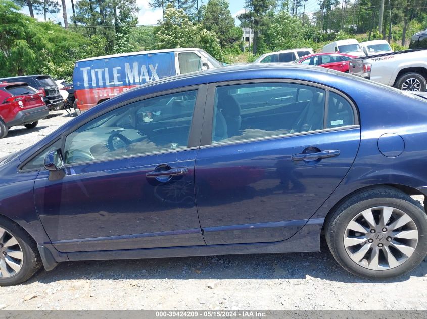 2009 Honda Civic Ex VIN: 19XFA16859E002762 Lot: 39424209