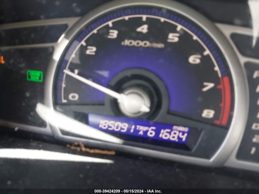 2009 Honda Civic Ex VIN: 19XFA16859E002762 Lot: 39424209