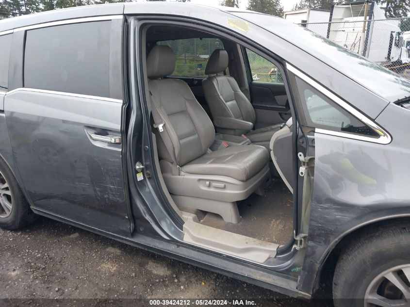 2011 Honda Odyssey Ex-L VIN: 5FNRL5H62BB001952 Lot: 39424212