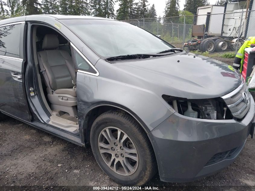 2011 Honda Odyssey Ex-L VIN: 5FNRL5H62BB001952 Lot: 39424212