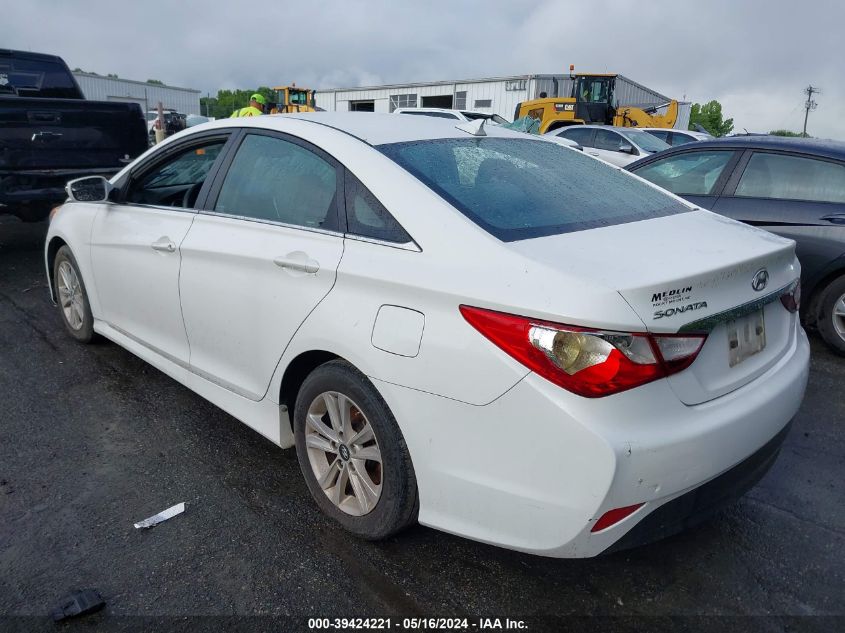 2014 Hyundai Sonata Gls VIN: 5NPEB4AC0EH835316 Lot: 39424221