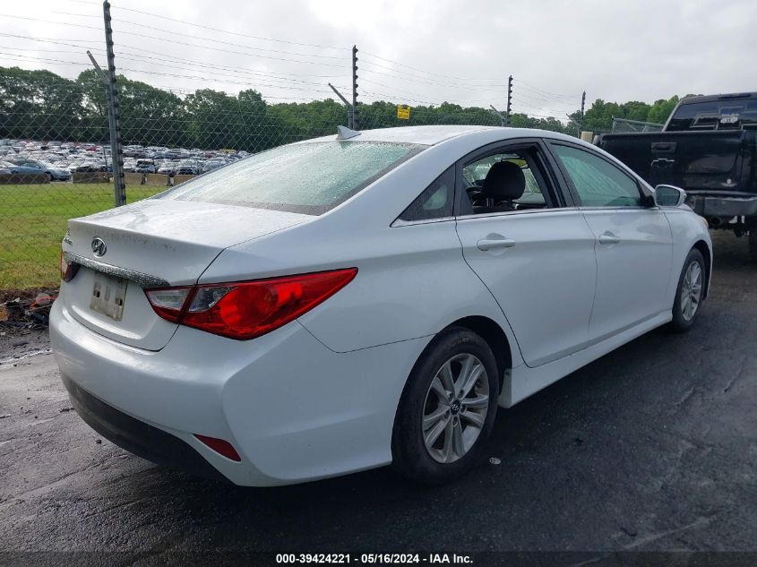 2014 Hyundai Sonata Gls VIN: 5NPEB4AC0EH835316 Lot: 39424221