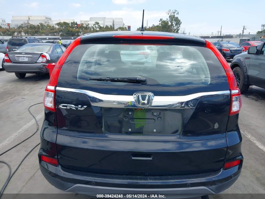 2015 Honda Cr-V Lx VIN: 5J6RM3H38FL003306 Lot: 39424248