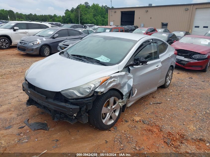 2013 Hyundai Elantra Gls VIN: 5NPDH4AE7DH377087 Lot: 39424259