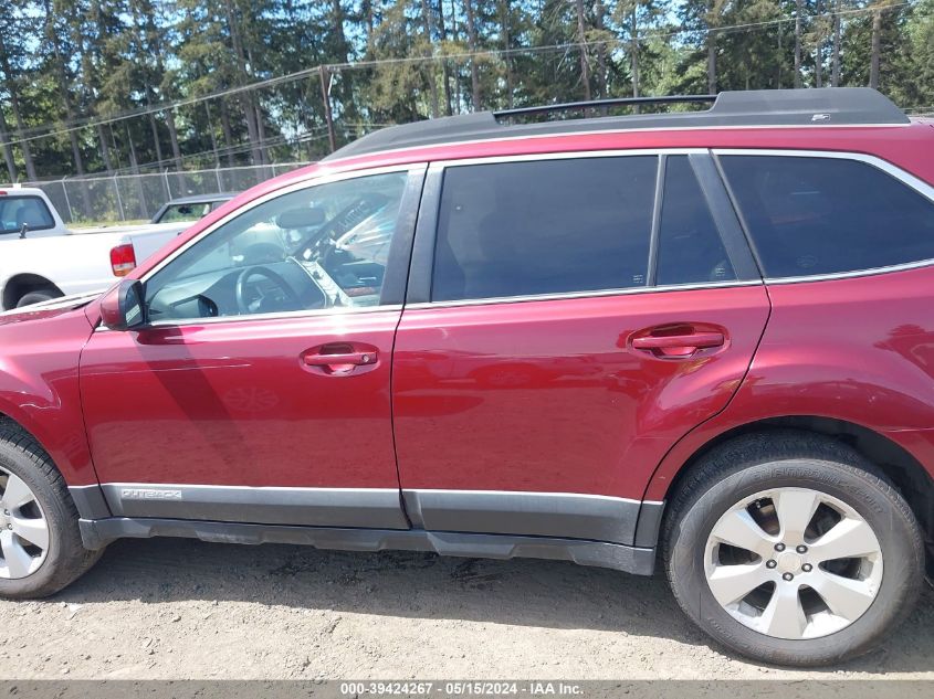 2011 Subaru Outback 2.5I Limited VIN: 4S4BRBKC6B3401681 Lot: 39424267