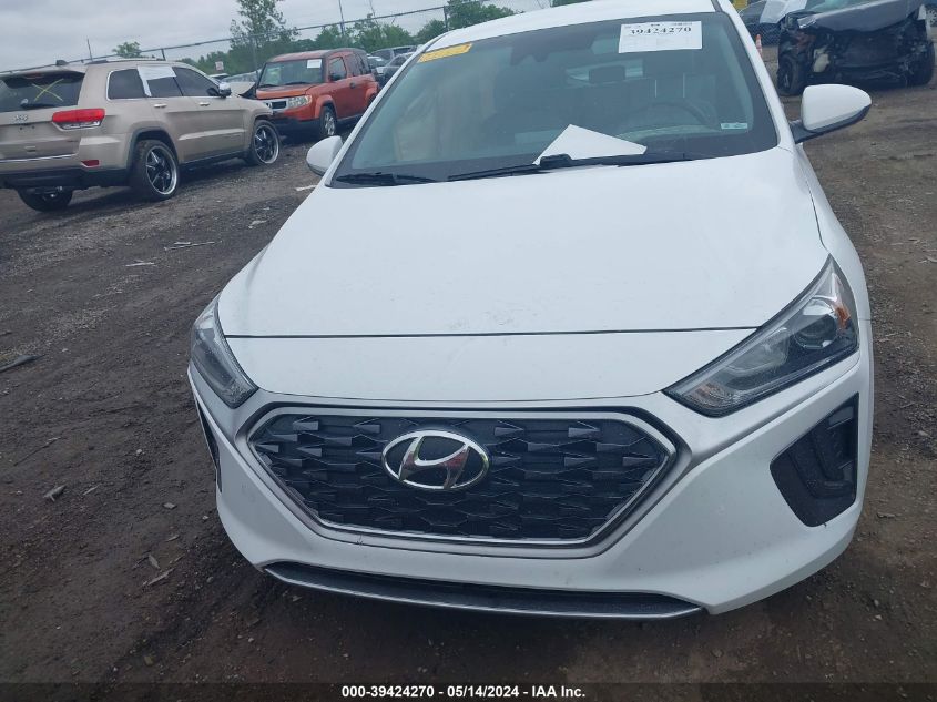 2022 Hyundai Ioniq Hybrid Blue VIN: KMHC65LC9NU277675 Lot: 39424270