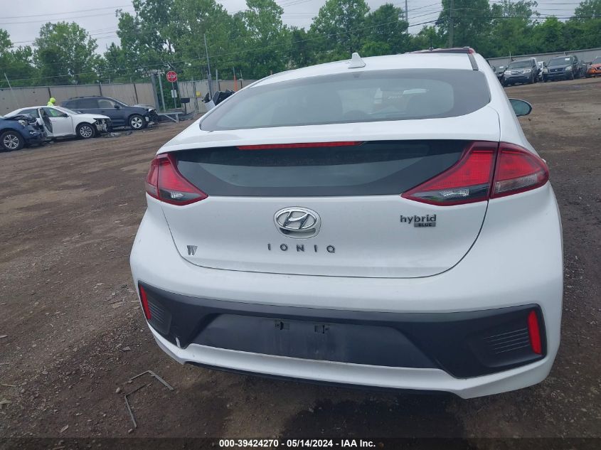 2022 Hyundai Ioniq Hybrid Blue VIN: KMHC65LC9NU277675 Lot: 39424270