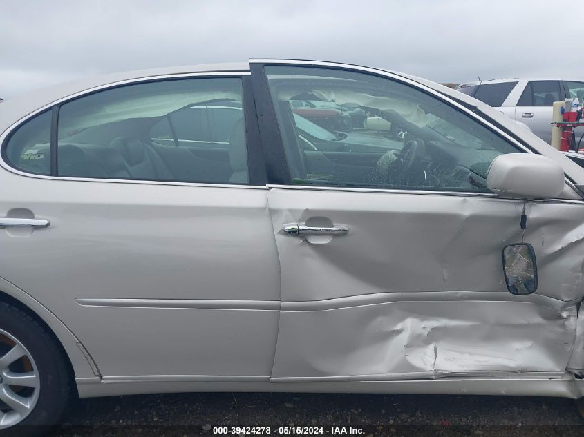 2004 Lexus Es 330 VIN: JTHBA30G645031801 Lot: 39424278