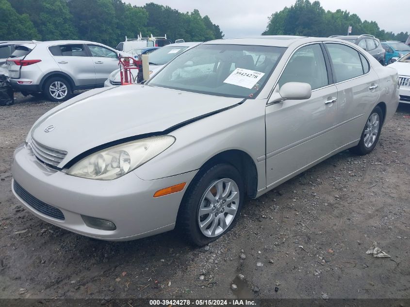 2004 Lexus Es 330 VIN: JTHBA30G645031801 Lot: 39424278