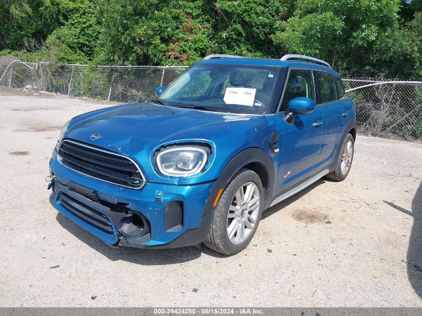 2022 Mini Countryman Cooper VIN: WMZ43BR05N3N62053 Lot: 39424280