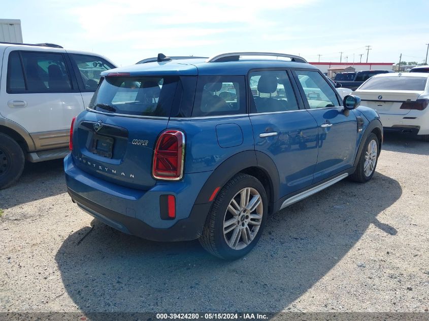 2022 Mini Countryman Cooper VIN: WMZ43BR05N3N62053 Lot: 39424280