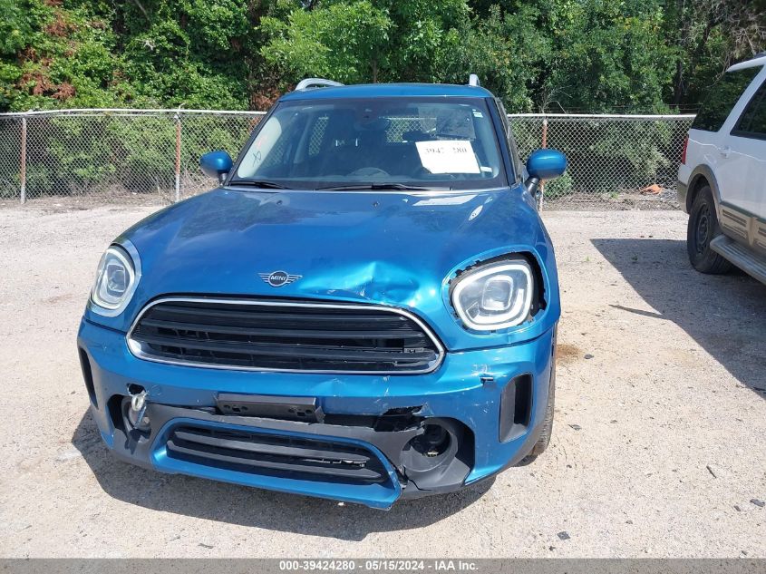 2022 Mini Countryman Cooper VIN: WMZ43BR05N3N62053 Lot: 39424280