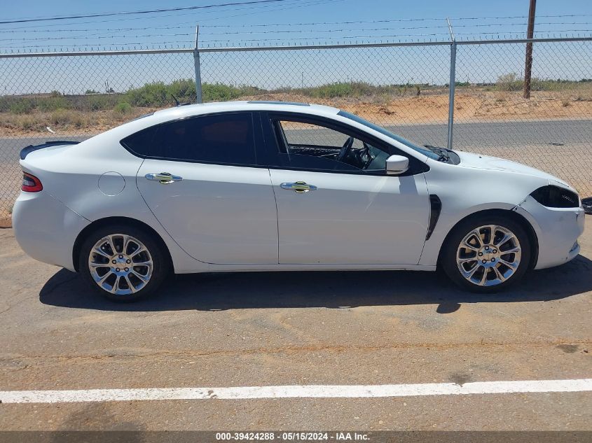 2013 Dodge Dart Limited VIN: 1C3CDFCA7DD118106 Lot: 39424288